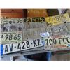 Image 2 : Approx 15 License Plates
