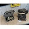 Image 1 : 2 Underwood Typewriters- 1 comes w a Case