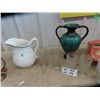 Image 3 : Pitcher, Labelled Public Park Works Wpg  Canada , Blue Mountain Vase, Milk Glass Chip & Dip w Box, I