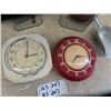 Image 2 : Retro Clocks, 1) West Clox 1) Ingram 8 Day, & Cannisters, & Scoop