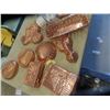 Image 4 : Copper Baking Moulds, Cup Stand & Clock