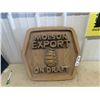 Image 1 : Molson Export Sign 19" X 21"