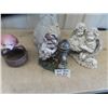 Image 3 : Yard Ornaments, Sundial 22"H 16" RD, Angels, Dog, Gnomes