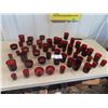Image 1 : Approx 50 Pcs of Ruby Glass