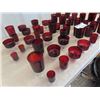 Image 2 : Approx 50 Pcs of Ruby Glass