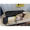 Image 1 : Guitar Case, Bongo, Oil Painting Kit, Roller Blade Knee Pad
