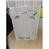 Image 1 : Metal 1st Aid Cabinet w Product 22" x 15" x 7"