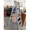 Image 2 : 2 Wooden Step Ladders 1) 10' & 1) 7'