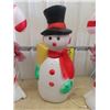Image 2 : Light Up Xmas Snowman 42"  & 2 Candy Canes