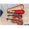 Image 1 : 2 Violins -1 w Case & 1) Jakobus Stainer  & 1) Moodlaus Bernhard