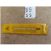 Image 1 : Metal John Deere Thermometer 3" x 13"