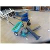 Image 1 : 2 Fertilizer Spreader & 1) Gas Vac Blower