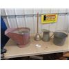 Image 1 : Coal Pail, Galv Pail, Laundry Hand Plunger Plus