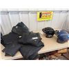 Image 1 : 2 Motorcycle Helmets -1 IS XXL  & 1 is Med, Small Men's Snowmobile Pants Plus