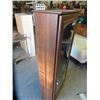 Image 2 : Wood & Glass Locking Gun Cabinet 61" X 23" x 11"