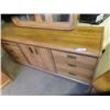 Image 3 : 5 Pc BR Sutie, Dresser w Mirror 30" x 65" x 18" Plus Mirror 42" x 45", Dresser 49" x 36" x 18" , 2 N