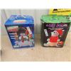 Image 1 : 2 Christmas Blow Up / Light Up 8' Ornaments- Yard Displays