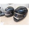 Image 2 : 2 Snowmobile Helmets 1 is XL , 1 is M Plus Size 10 Snowmobile Boots