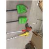 Image 2 : 2 Elec Green Machine Tillers, Elec Weedeater, B & D 18V Weedeater, w 2 Battery & Charger & Tree Bran
