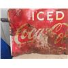 Image 2 : Metal Coca Cola Sign - Rough Cond 33" x 59"