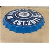 Image 2 : Metal Winnipeg Jets 16" Round
