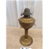 Image 2 : Brass Coal Oil Lamp w Railway Marking CPR