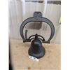 Image 1 : Cast Bell w Cradle Base of Bell is 8 " RD