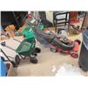 Image 1 : Brute Push Gas Mower w Bagger, & Seed Broadcaster - Mower from Estate - Not Running Due to Sitting