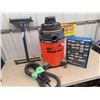 Image 1 : Shop Vac 10 Gal, Roller Stand, Organizer