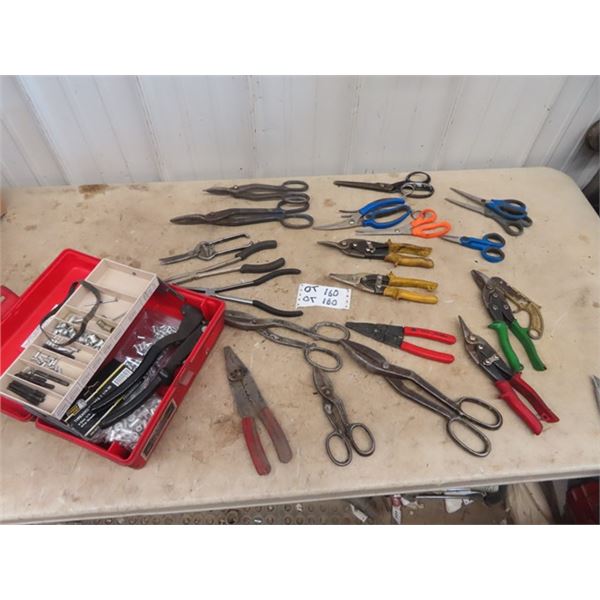 Tin Snips, Needle Nose Pliers, Riviter & Supply Scissor ,& Cutters,