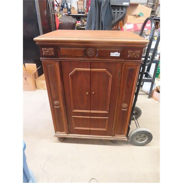 The Golden Throated International Cabinet Grammophone 46"H 33"W 23" D