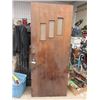 Image 1 : Solid Door w Nice Hardware 81"H 34"W (Dusty- Needs Cleaning)