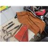 Image 2 : Welding Vice Grip Clamp, Welding Gloves , Apron, Welding Helmet