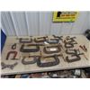Image 1 : Approx 15 C Clamps & A Few Angle Clamps