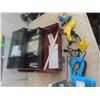 Image 2 : Tackle Box & Tool Box - Odds & Ends Tools, Screwdrivers, Wrenches, Cutters, Glue Guns, Plus