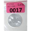Image 1 : 1 Oz .9999 Fine Silver 2021 Canada Maple Leaf Coin