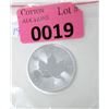 Image 1 : 1 Oz .9999 Fine Silver 2021 Canada Maple Leaf Coin
