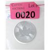 Image 1 : 1 Oz .9999 Fine Silver 2020 Canada Maple Leaf Coin