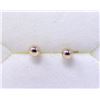 Image 1 : New 14 KT Yellow Gold Ball Stud Earrings