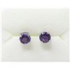 Image 1 : New Sterling Silver Amethyst Earrings