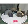 Image 1 : 7 Polished One Side Agate & Agate Crystal Pieces