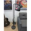 Image 1 : Pair of Black Goose Neck Floor Lamps