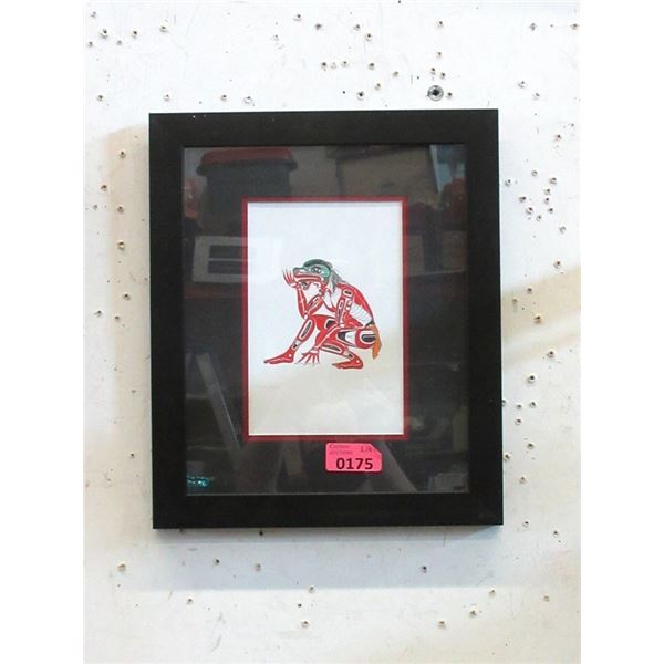 Richard Shorty Framed Print - Frog Dancer