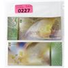 Image 1 : 2 x 0.10 Gram .9999 Gold Karat Bars