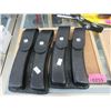 Image 1 : 2 Double Leather Sheaths - 5" wide x 8" tall