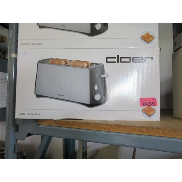 New Cloer Cool Touch Long Slot 4 Slice Toaster