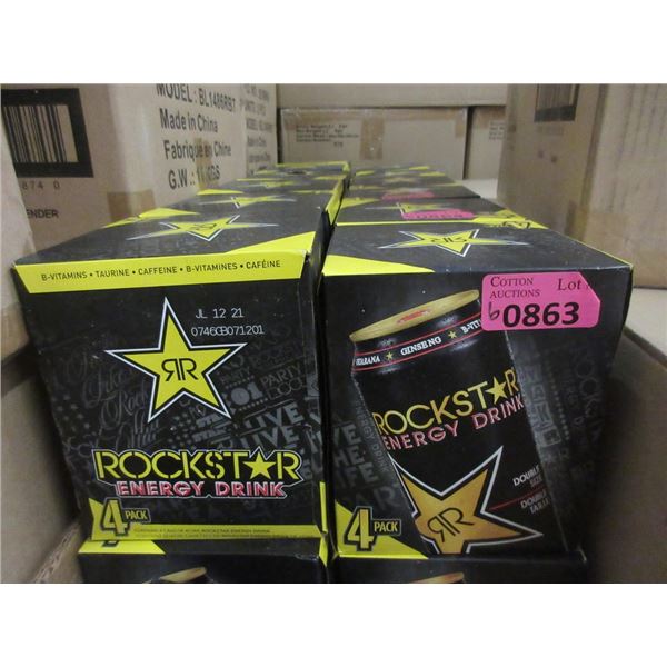 6 x 4 Packs of 473ml Rockstar Energy Drink
