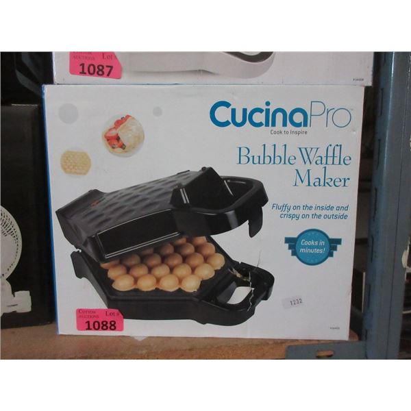 Cucina Pro Bubble Waffle Maker - Black