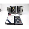 Image 1 : 3 Vintage Canadian 6 Coin Specimen Sets