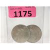Image 1 : One 1965 Canadian & One 1966 Silver Dollar Coin